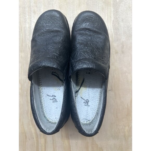 Klogs Slip Resistant Sz 8.5 Naples Non Marking Clog Black Shoes Work Career - Picture 4 of 6